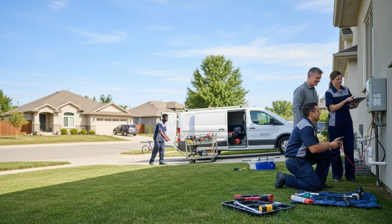 Tankless water heater service in Yantis, TX